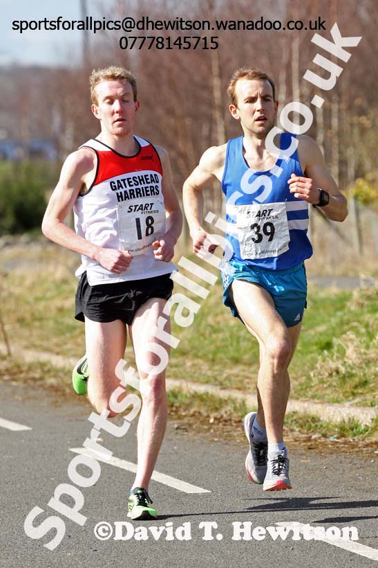 Senior mens Elswick Harriers Good Friday Road Relays. Photo: David T. Hewitson/Sports for All Pics